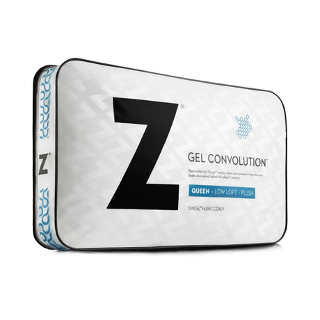 Gel Convolution White Queen High Loft Pillow - Ornate Home