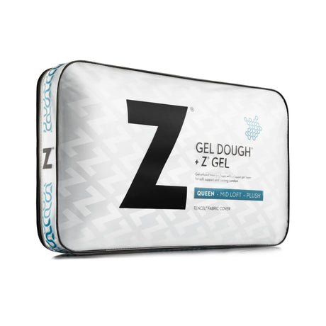 Gel Dough + Z Gel White King High Loft Pillow - Ornate Home