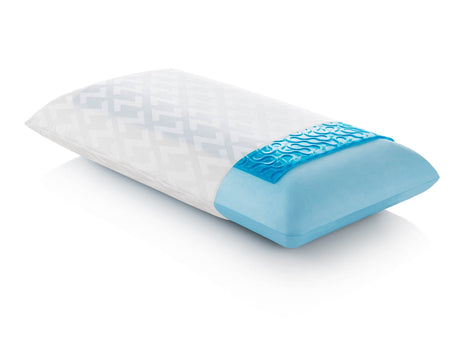 Gel Dough + Z Gel White King Mid Loft Pillow - Ornate Home