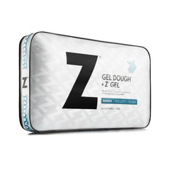Gel Dough + Z Gel White Queen Mid Loft Pillow - Ornate Home