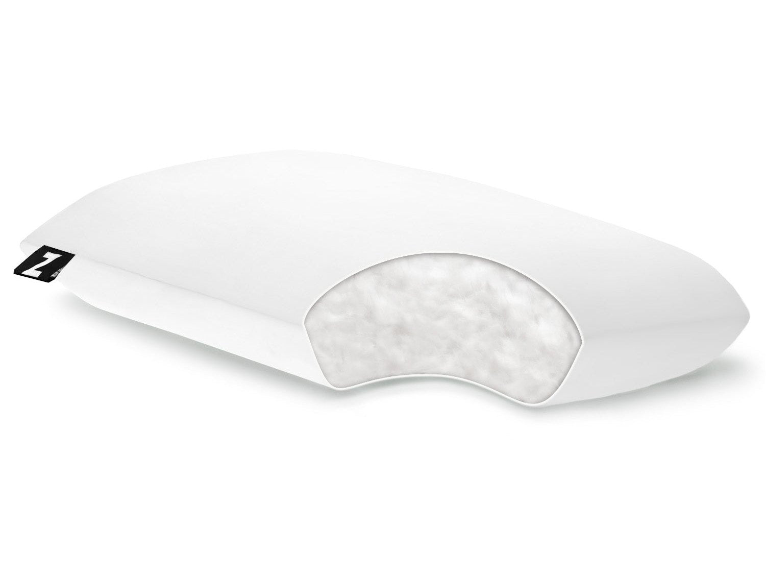 Gelled Microfiber White King Pillow - Ornate Home