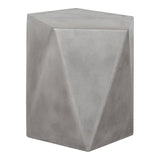 Gem Dark Grey Outdoor Stool - Ornate Home