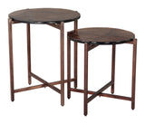 Gema Bronze Coffee Table Set (2-Piece) - Ornate Home
