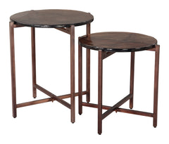 Gema Bronze Coffee Table Set (2-Piece) - Ornate Home