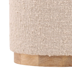 Gema Ivory Stool - Ornate Home