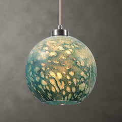 Gemblue Blue/Nickel 1 Light Mini Pendant - Ornate Home