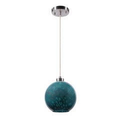Gemblue Blue/Nickel 1 Light Mini Pendant - Ornate Home