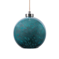 Gemblue Blue/Nickel 1 Light Mini Pendant - Ornate Home