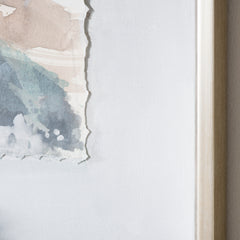 Gemma Blue/Orange Canvas - Ornate Home