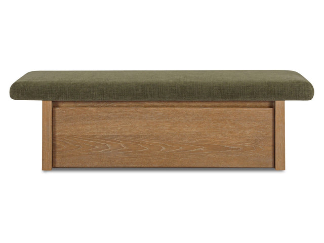 Gemma Dark Green Storage Bench - Ornate Home