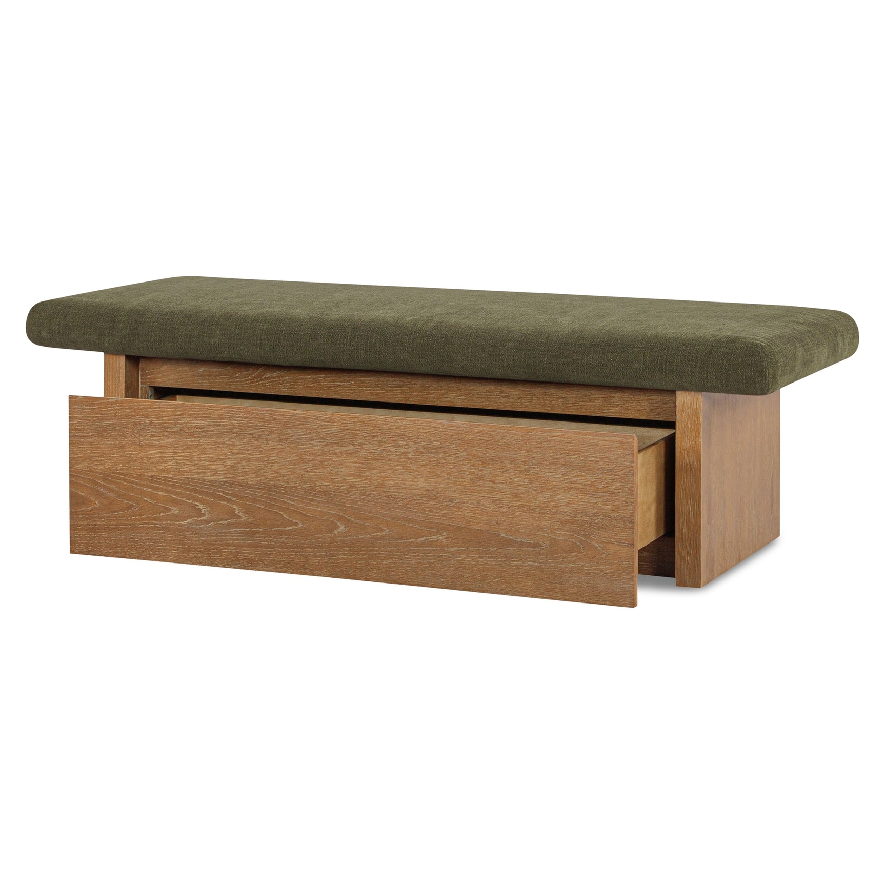 Gemma Dark Green Storage Bench - Ornate Home