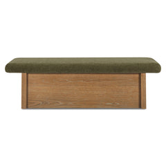 Gemma Dark Green Storage Bench - Ornate Home