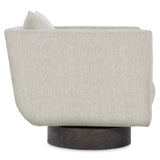 Gemma Portobello/Grey Fabric Swivel Chair - Ornate Home
