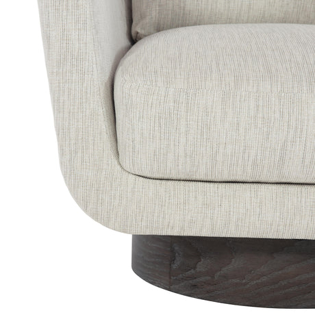 Gemma Portobello/Grey Fabric Swivel Chair - Ornate Home