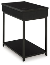Gemmet Black Accent Table (Online Special Price) - Ornate Home