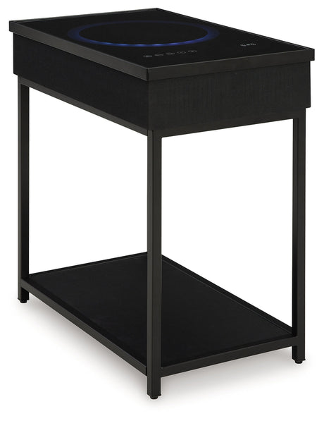 Gemmet Black Accent Table - Ornate Home