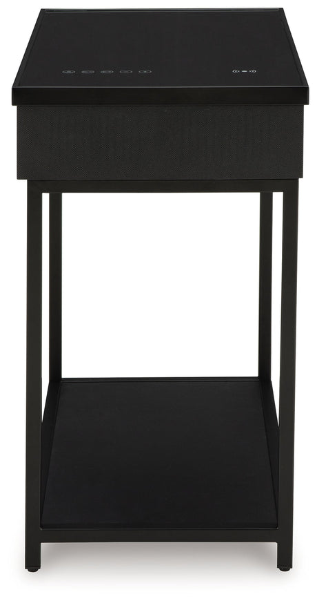 Gemmet Black Accent Table - Ornate Home