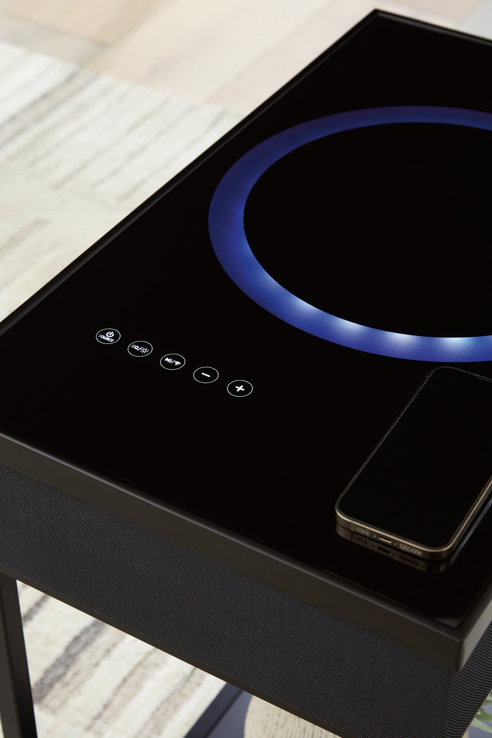 Gemmet Black Accent Table - Ornate Home