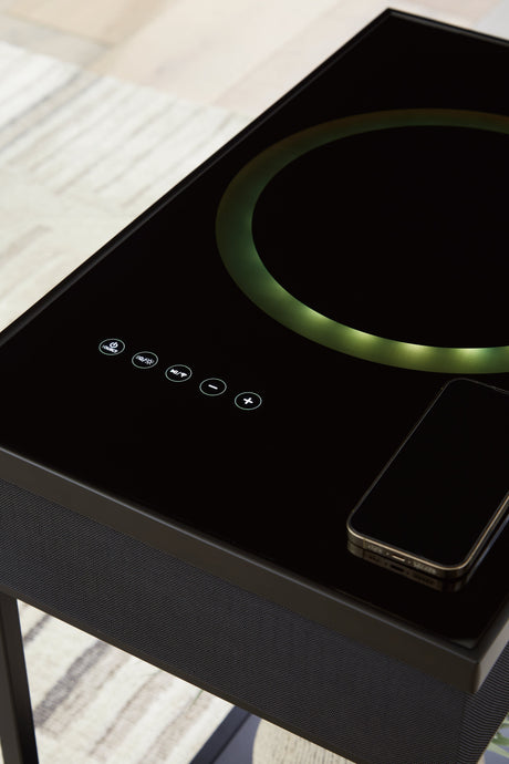 Gemmet Black Accent Table - Ornate Home