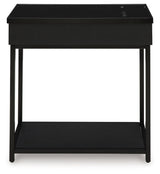 Gemmet Black Accent Table - Ornate Home