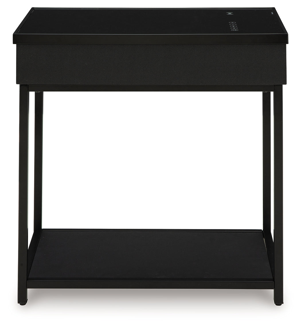 Gemmet Black Accent Table - Ornate Home