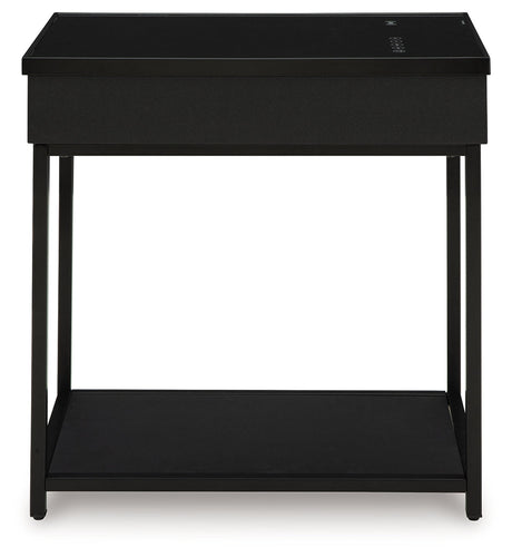 Gemmet Black Accent Table - Ornate Home