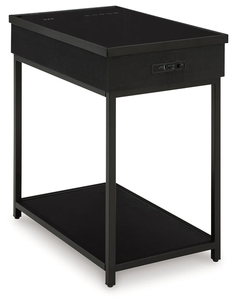 Gemmet Black Accent Table - Ornate Home