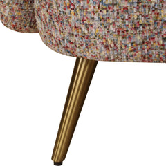 Gemstone Red Confetti Toned Accent Chair - Ornate Home