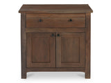 Gene Dark Brown Charging Nightstand - Ornate Home