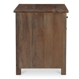 Gene Dark Brown Charging Nightstand - Ornate Home