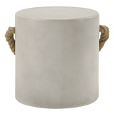 Gene Natural Gray Accent Table - Ornate Home