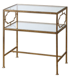 Genell Gold Side Table - Ornate Home