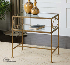 Genell Gold Side Table - Ornate Home