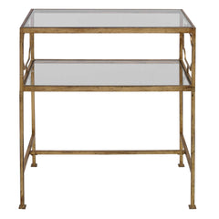 Genell Gold Side Table - Ornate Home