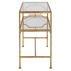 Genell Gold Side Table - Ornate Home