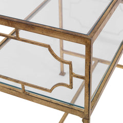 Genell Gold Side Table - Ornate Home