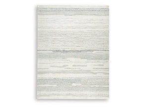 Genemost Ivory/Blue Large Rug (Online Special Price) - Ornate Home