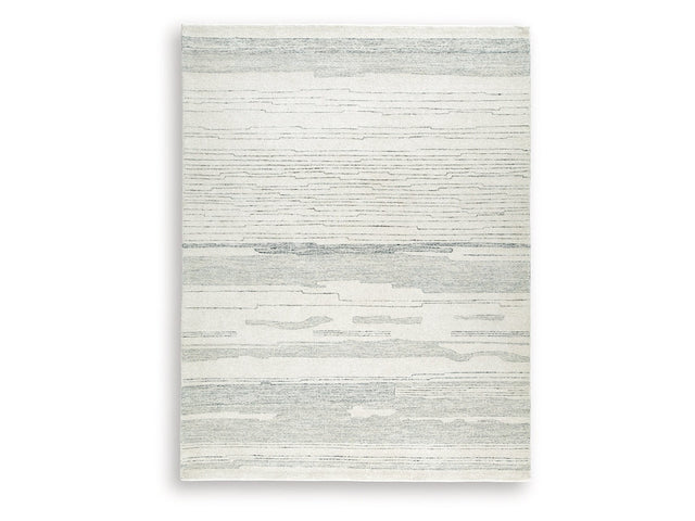 Genemost Ivory/Blue Large Rug - Ornate Home