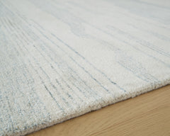 Genemost Ivory/Blue Large Rug - Ornate Home