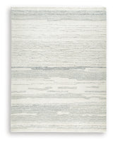 Genemost Ivory/Blue Large Rug - Ornate Home