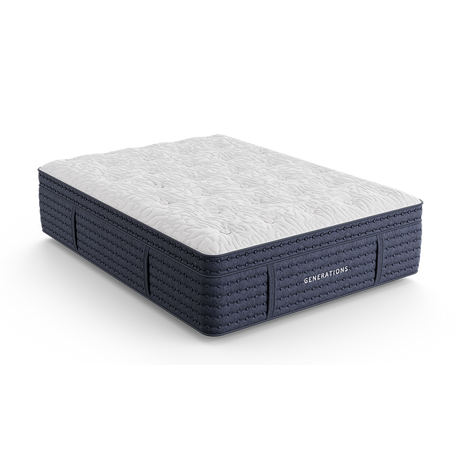 Generations 2.0 Tradition 2.0 Luxe Blue California King 15.5" Plush Mattress - Ornate Home