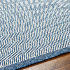 Genet Blue Outdoor Area Rug - Clearance - Ornate Home