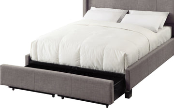 Geneva - Adona Dolphin California King Upholstered Footboard Storage Bed - Ornate Home