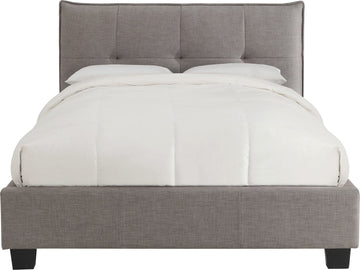 Geneva - Adona Dolphin Full Upholstered Platform Bed - Ornate Home
