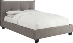 Geneva - Adona Dolphin Queen Upholstered Platform Bed - Ornate Home