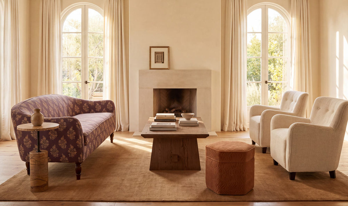Geneva Dark Mauve Apartment Sofa - Ornate Home