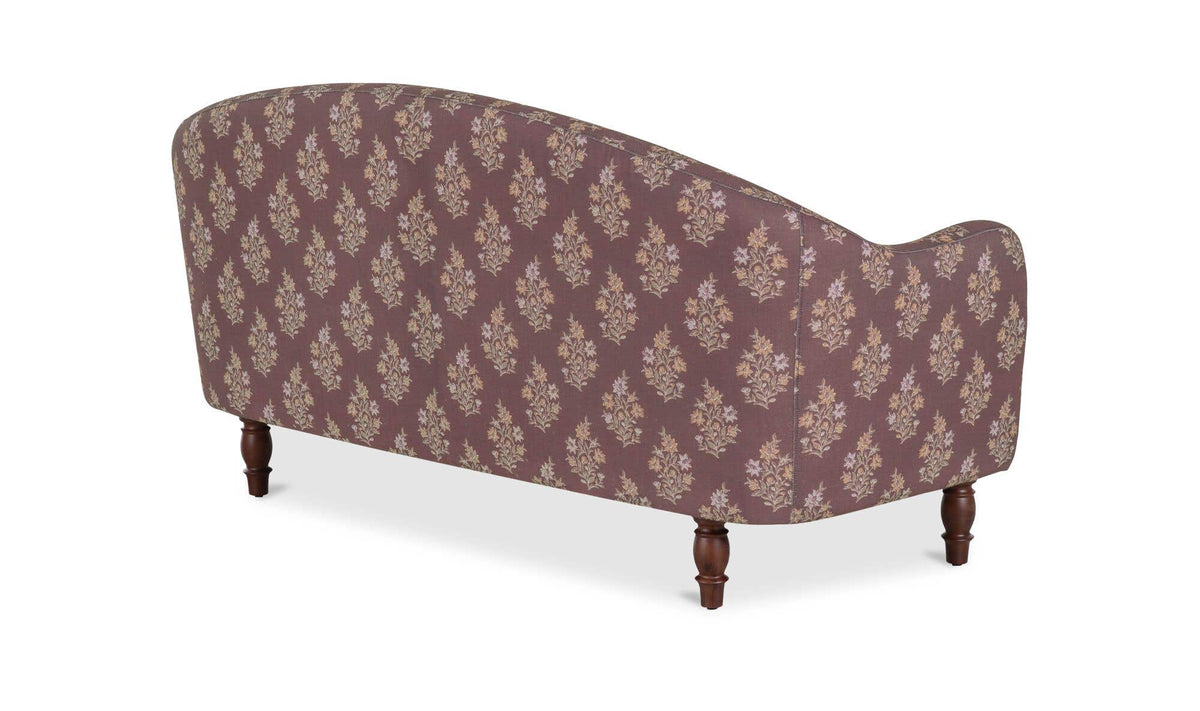 Geneva Dark Mauve Dining Settee - Ornate Home