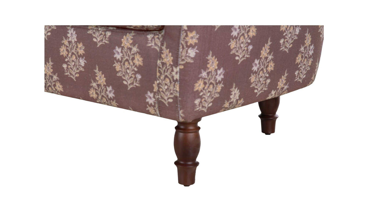 Geneva Dark Mauve Dining Settee - Ornate Home