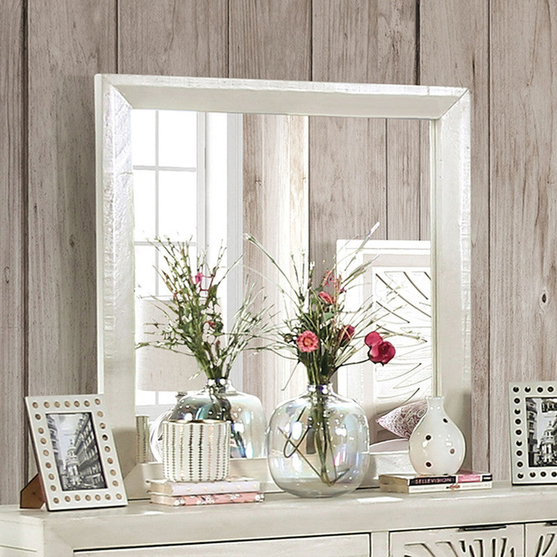 Geneva Ivory Mirror - Ornate Home