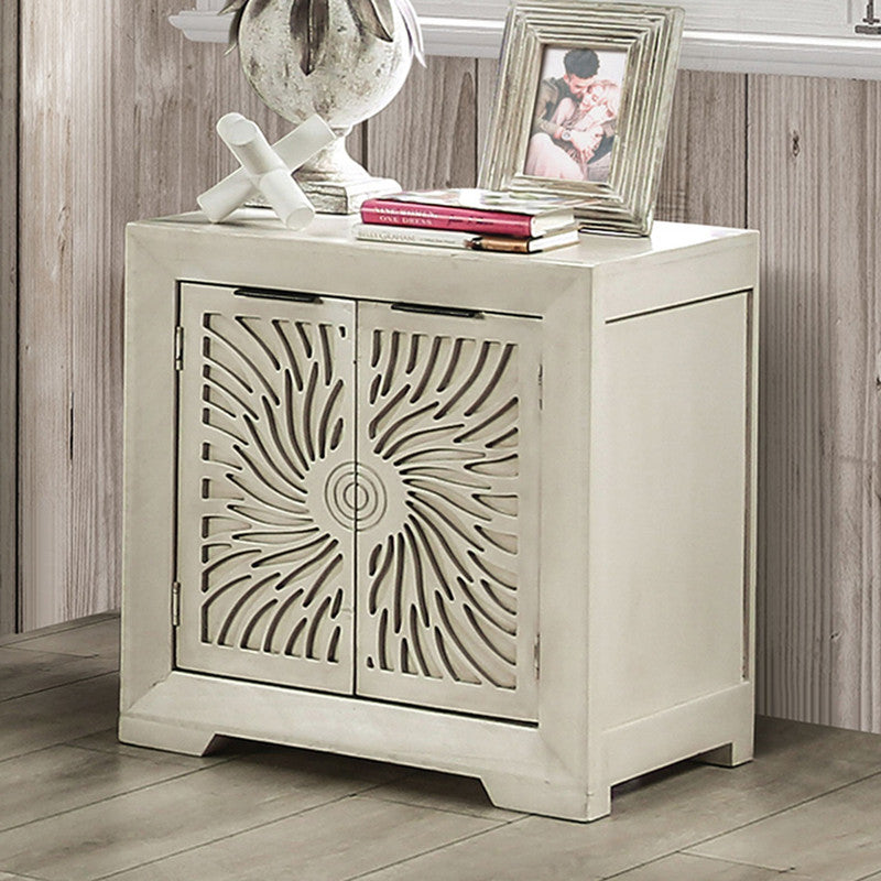 Geneva Ivory Nightstand - Ornate Home